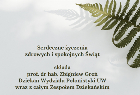 Życzenia świąteczne